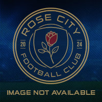 Rose City FC Logo on blue background