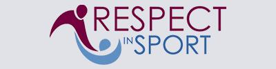 Respect In Sport Logo on a grey background