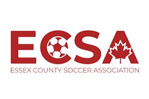 Essex County Soccer Association Logo in Red